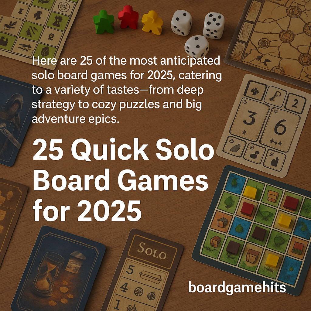 most anticipated solo board games 2025